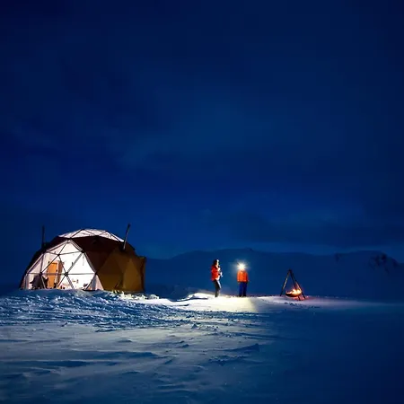 Quinzee Nupen - Pure & Private Retreat Tente de luxe Kafjord (Finnmark)