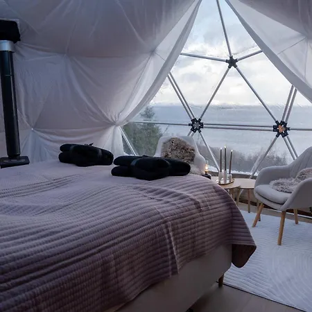 Campismo de Luxo Quinzee Nupen - Pure & Private Retreat Kasfjord