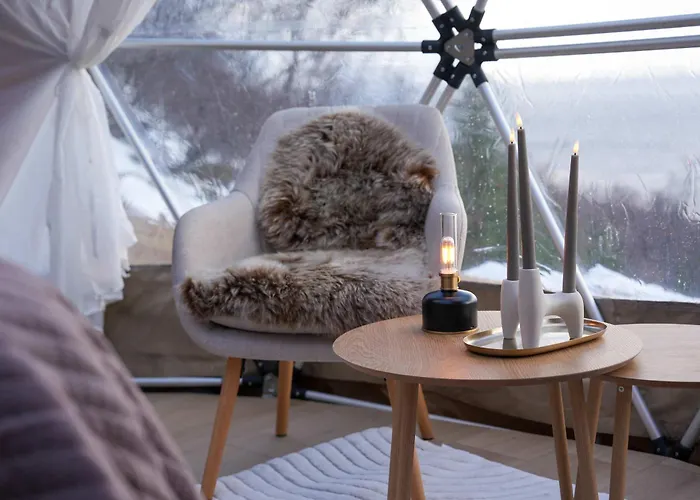 Quinzee Nupen - Pure & Private Retreat Glamping Kafjord (Finnmark)